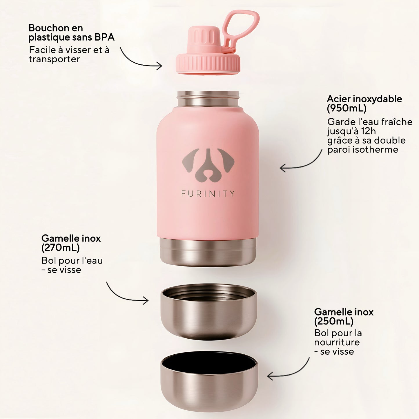 Bouteille de voyage